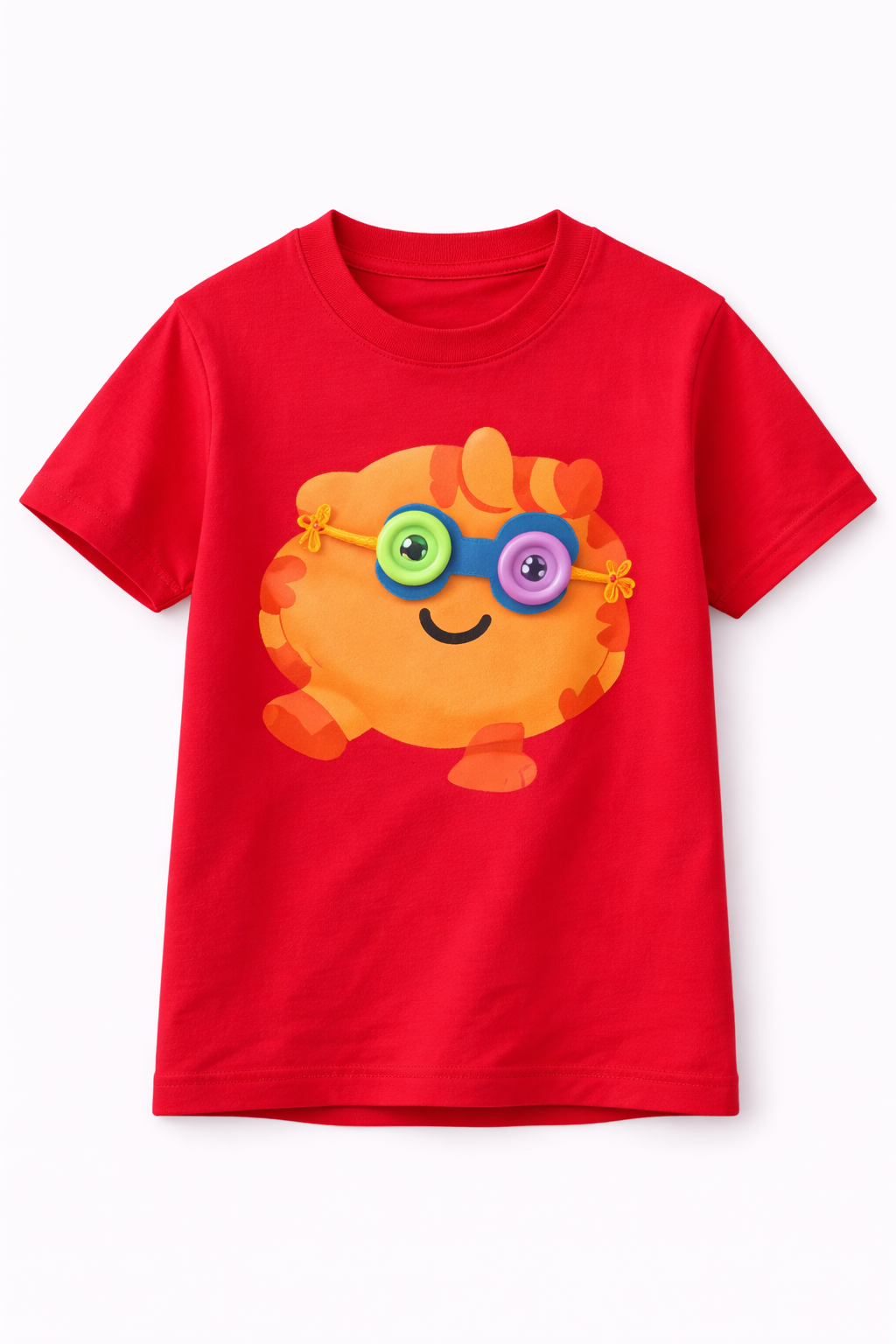 Little busy monster Buttons (DTF print and buttons)