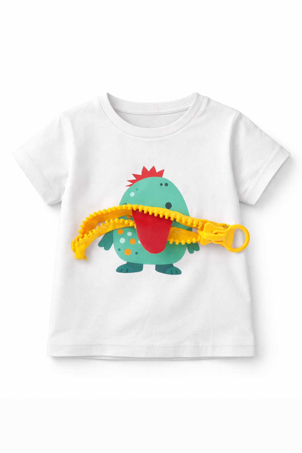 Little Busy Monster Zippy (DTF print + zipper)