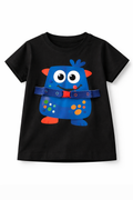 Little busy monster Click (DTF print and buckles)